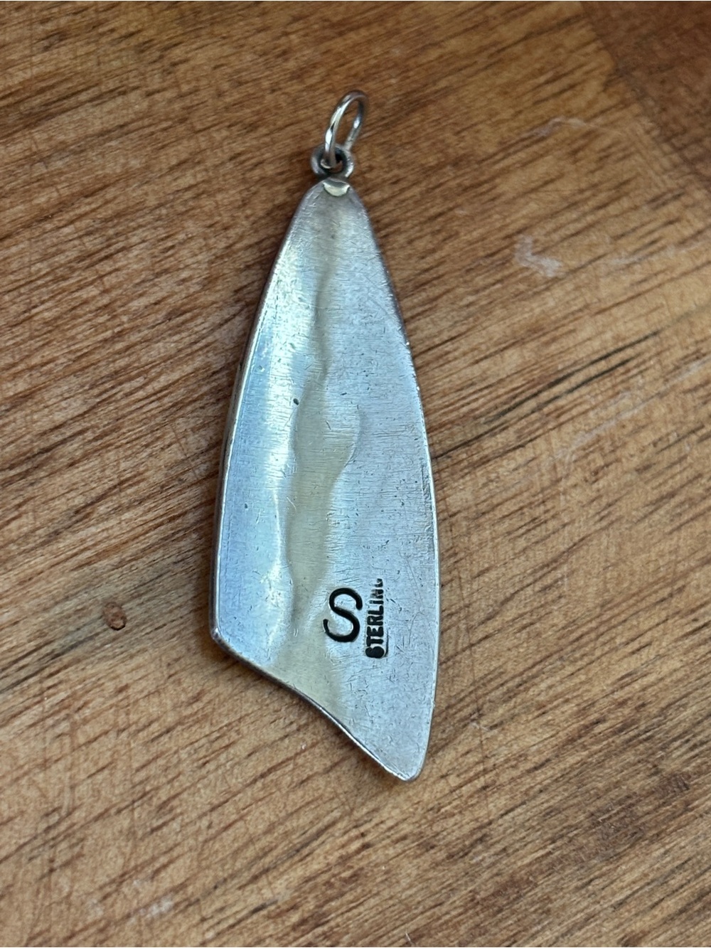 Vintage Native American Signed Sterling Kokopelli Pendant - 2” long - Picture 3 of 10